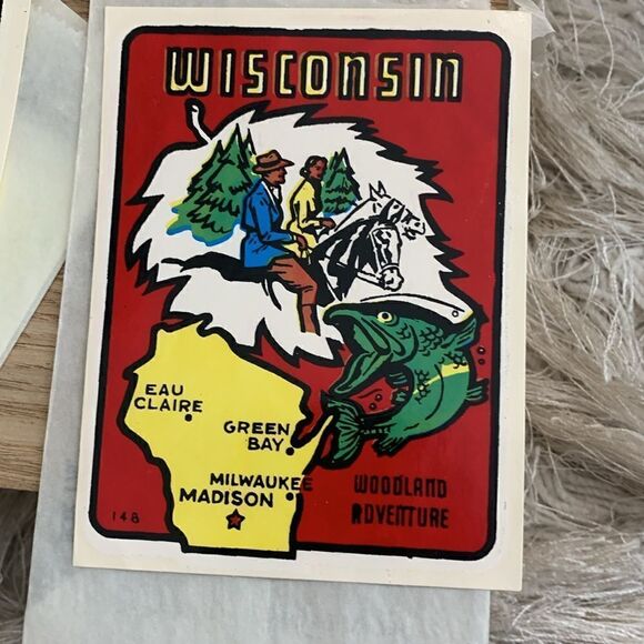 Vintage Lot of 7 Souvenir Travel
Window Camper Decals Lindgren-Tuner Co. WA - Picture 3 of 17